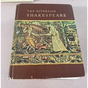 The Riverside Shakespeare 1974 Hardcover Complete Works Houghton Mifflin ISBN